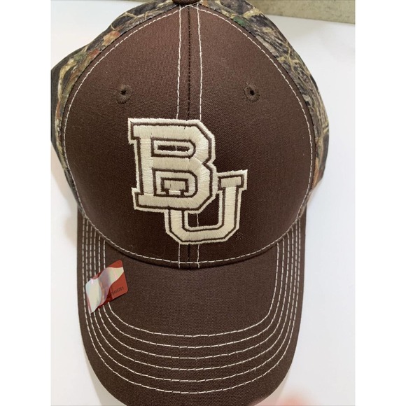 Men's Hat BU Mossy Oak Moist Control Camo Baseball Adjustable Band NWTF - Picture 1 of 6